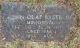 Albin Olaf Byströms gravsten på Cook cemetery, Saint Louis County i Minnesota