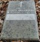 August Hallenbergs gravsten på kyrkogården i Jämjö