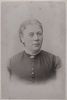 Carolina 'Lina' Olsdotter (1837-1909) född i Ramdala. Hustru till farfars farmors morbror Peter Åkesson (1822-1892). Foto från atelje Karl Karlsson i Karlskrona