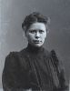 Cecilia Andersson, 26 år, (Född 1882 i Hallarum, Jämjö), syster till farfars far, Fotografi taget av D.F. Källman i Karlskrona