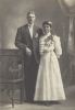 Edward Berstrom och Mildred (fd Heatherington) bröllop 1909