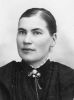 Emma Sandell fd Olsdotter (född 1866 i Mangskog), barnbarn till min mormors mormors pappas kusin Maria Jonsdotter (född 1794 i Gunnarskog)