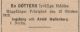 Födelsenotis efter Margit Hallenbergs födelse, ur Aftonbladet 14 Okt 1915