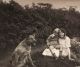 Från vänster, Vofsi, Carl-Anders, 5 år, och Barnflickan Evy, foto från 1924 (förmodligen) i Lindor