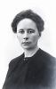 Gertrud Westerdahl f Andersson i Jämjö (1879-1961), farfars faster, bilden tog i Hedvig Olssons atelje på Ronnebygatan 23 i Karlskrona