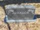 John och Rosa Mae Johnson's gravsten på kyrkogården Emanuel Lutheran Church Cemetery i Skandia, Michigan