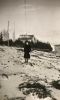Mormor Emy i Attholmen, Långared, vinter 1940-tal