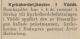 Notis i tidningen då Arvid Hallenberg fått tjänst som kyrkoherde i Väddö, ur Söderhamn Tidning 7 Jan 1930