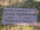 Roger Gunnerfeldts (1924-2011) gravsten på kyrkogården Lake View cemetery i Cleveland, Ohio