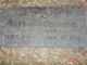 Warren Lindbergs (1941-1983) gravsten på Stanchfield Baptist Church Cemetery i Stanchfield, Minnesota